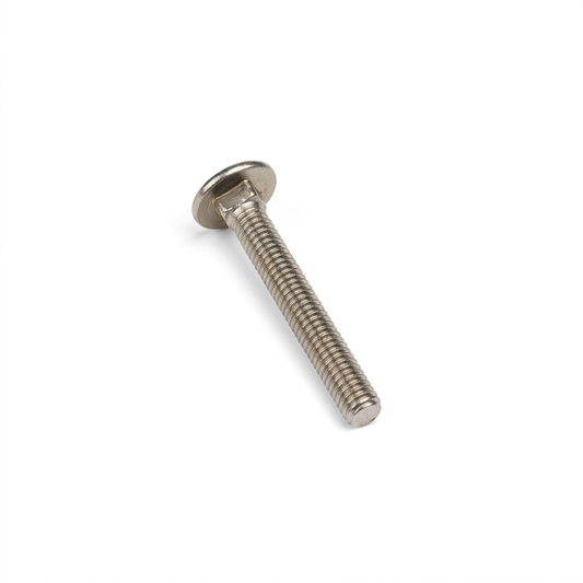 RP11 metal carriage bolt on a white background